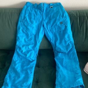 Bright Blue DC Snow Pant